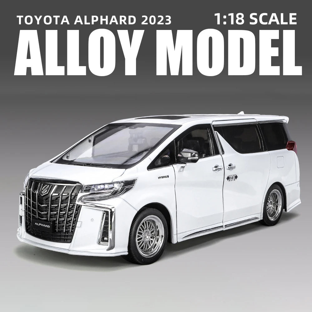 1:18 Toyota Alphard Alloy Car Model Diecast