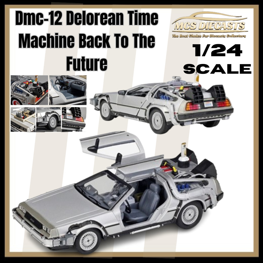 1:24 Dmc-12 Delorean Time Machine Back To The Future