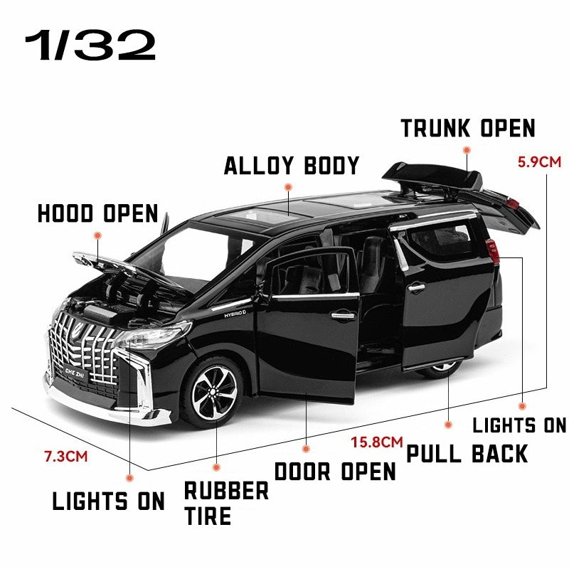 1:32 Toyota Alphard Alloy Diecast
