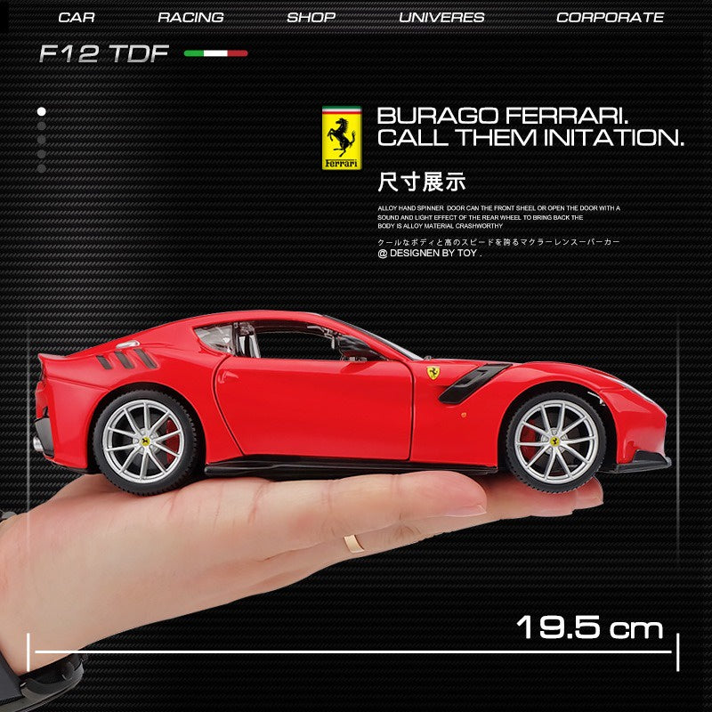 1:24 BBurago Ferrari F12 TDF