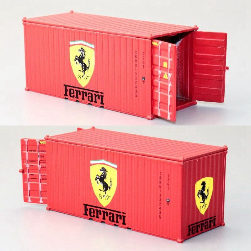 1:64 Alloy 20-foot Shipping Container Logistics Parking Lot
