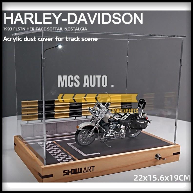 1:18 Harley-Davidson Motor Vehicle With Parking Lot