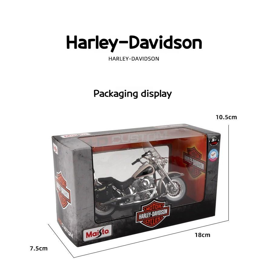 1:18 Harley-Davidson Motor Vehicle With Parking Lot